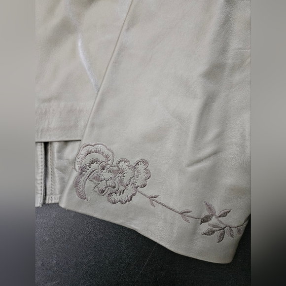 NWOT - Leather Anne Klein Green Soft & Supple Jacket - Size XL - Picture 12 of 12